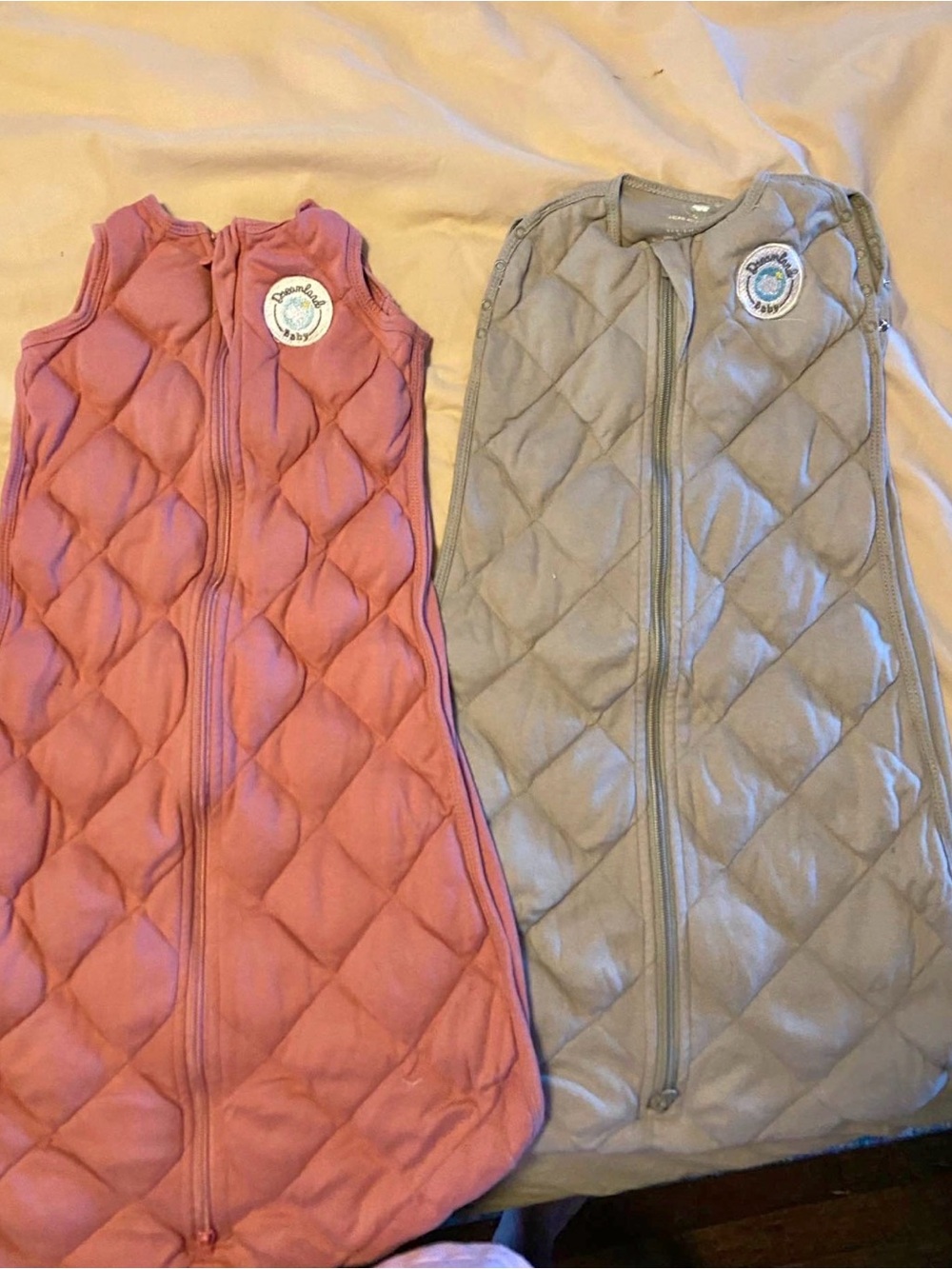2 Dreamland Baby weighted sleep sacks